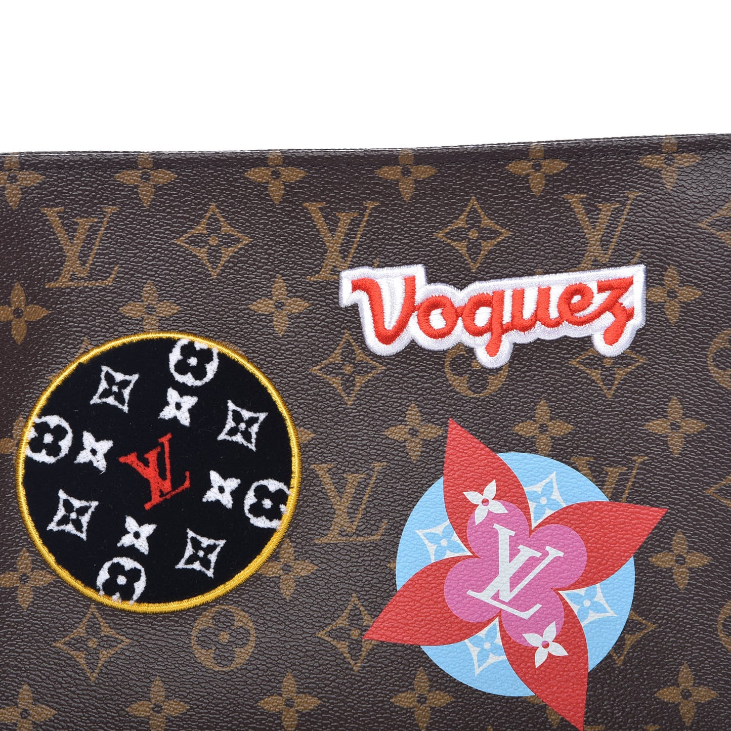 Monogram Travel Stickers Toiletry Pouch 26