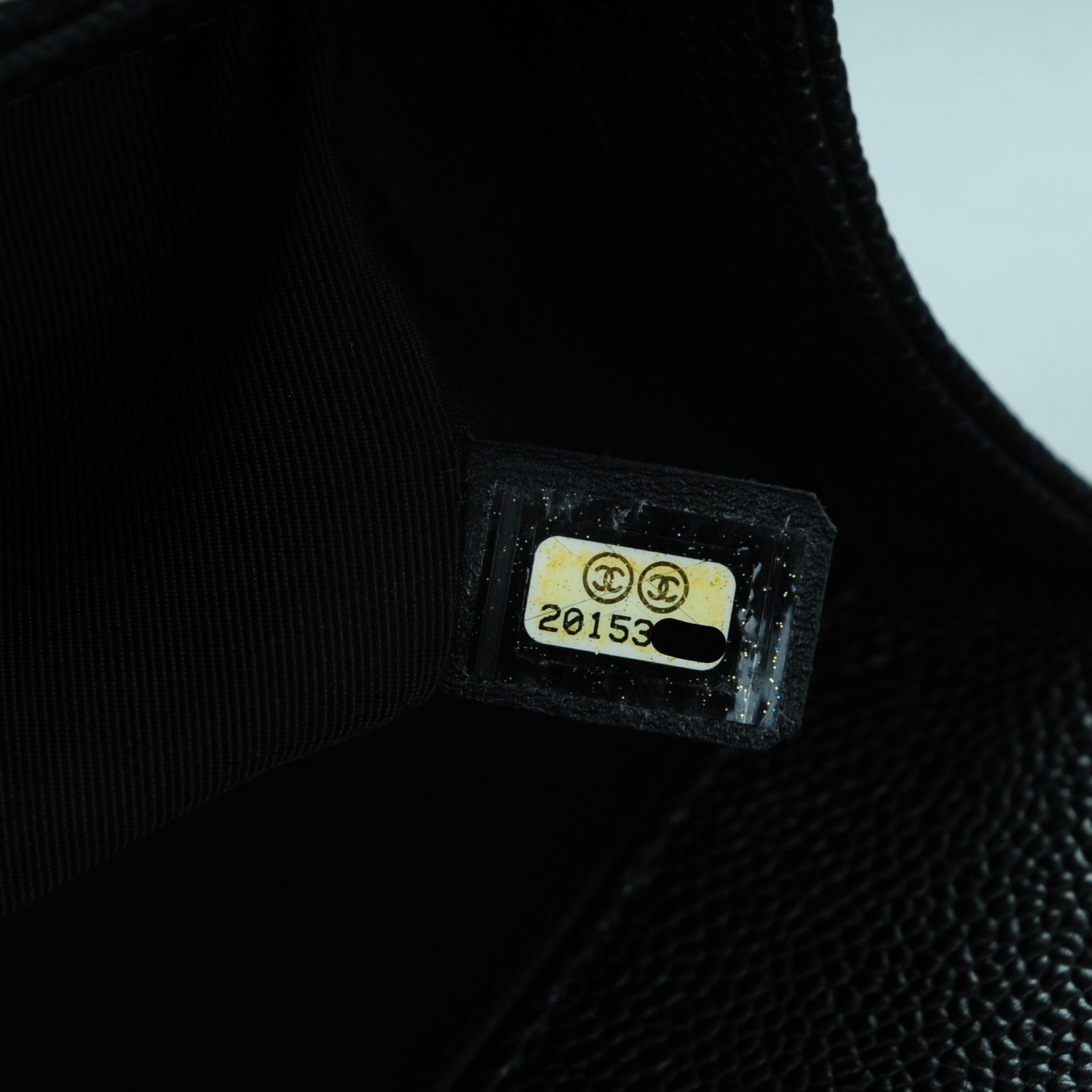 Chanel Caviar Quilted Medium Boy Flap Black 8 of 8