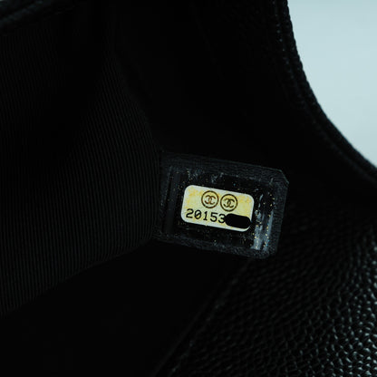Chanel Caviar Quilted Medium Boy Flap Black 8 of 8