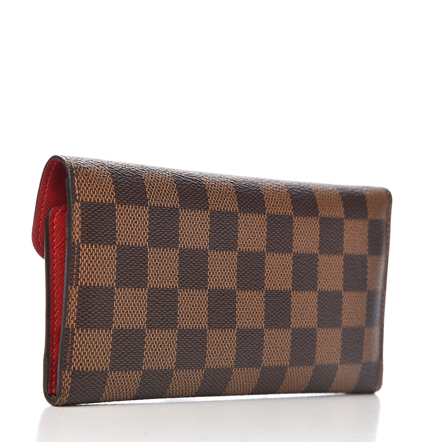 Damier Ebene Josephine Wallet Red