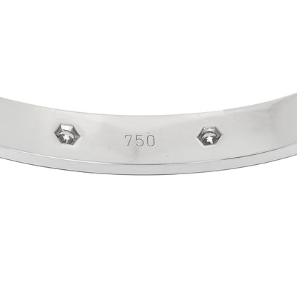 Cartier 18K White Gold 10 Diamond LOVE Bracelet 6 of 8