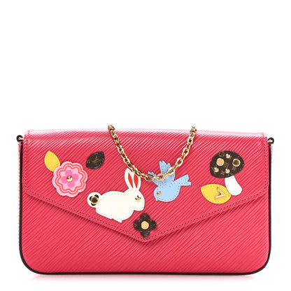 Louis Vuitton Epi Easter Bunny Bird Pochette Felicie 1 of 11