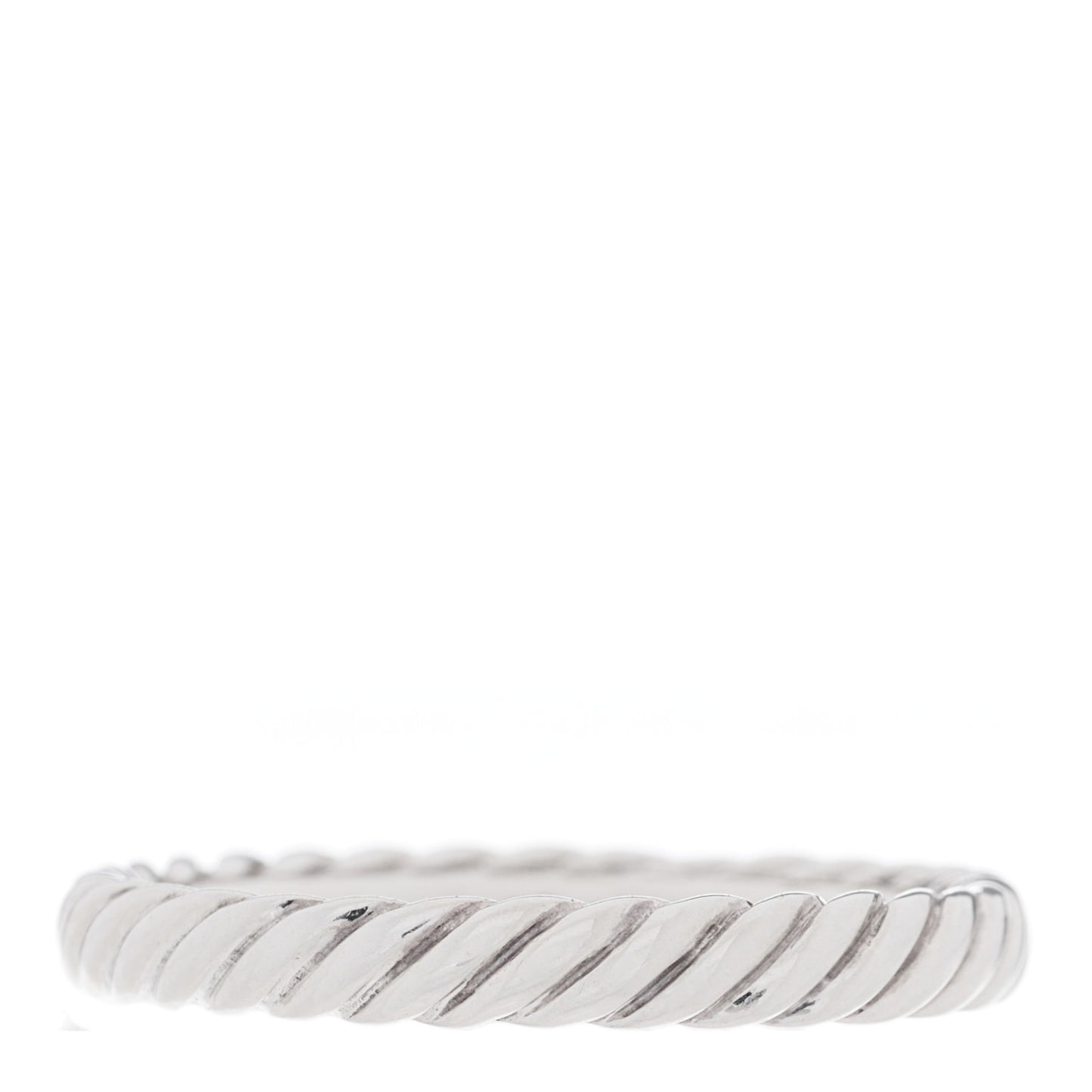 Sterling Silver Cable Classics Band Ring 50 5.25