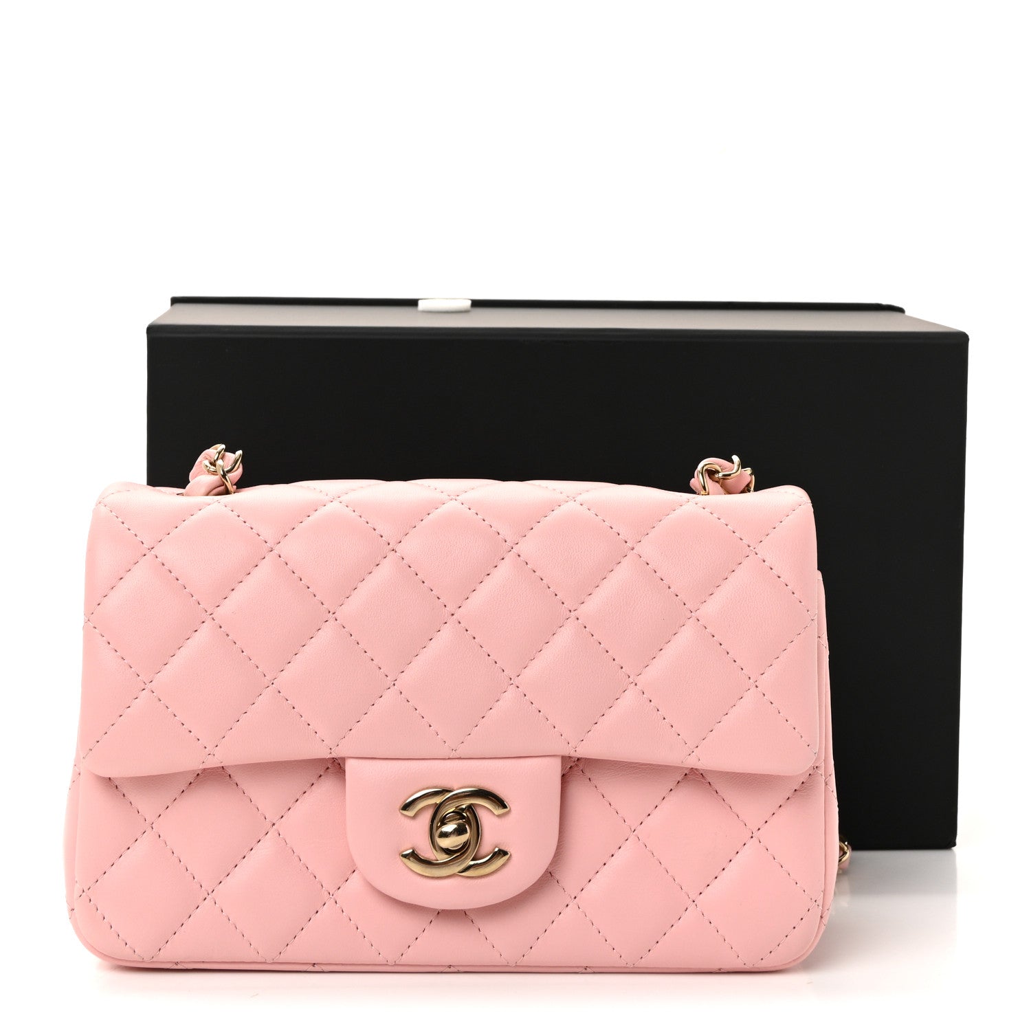 CHANEL ピンク ラバーベルト 約20cm Chanel 21S IRIDESCENT Pink COMPARISONS with 20A Lilac , 21C Rose