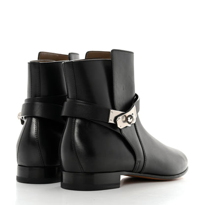 Hermes Calfskin Neo Low Boots 39.5 Black 4 of 12