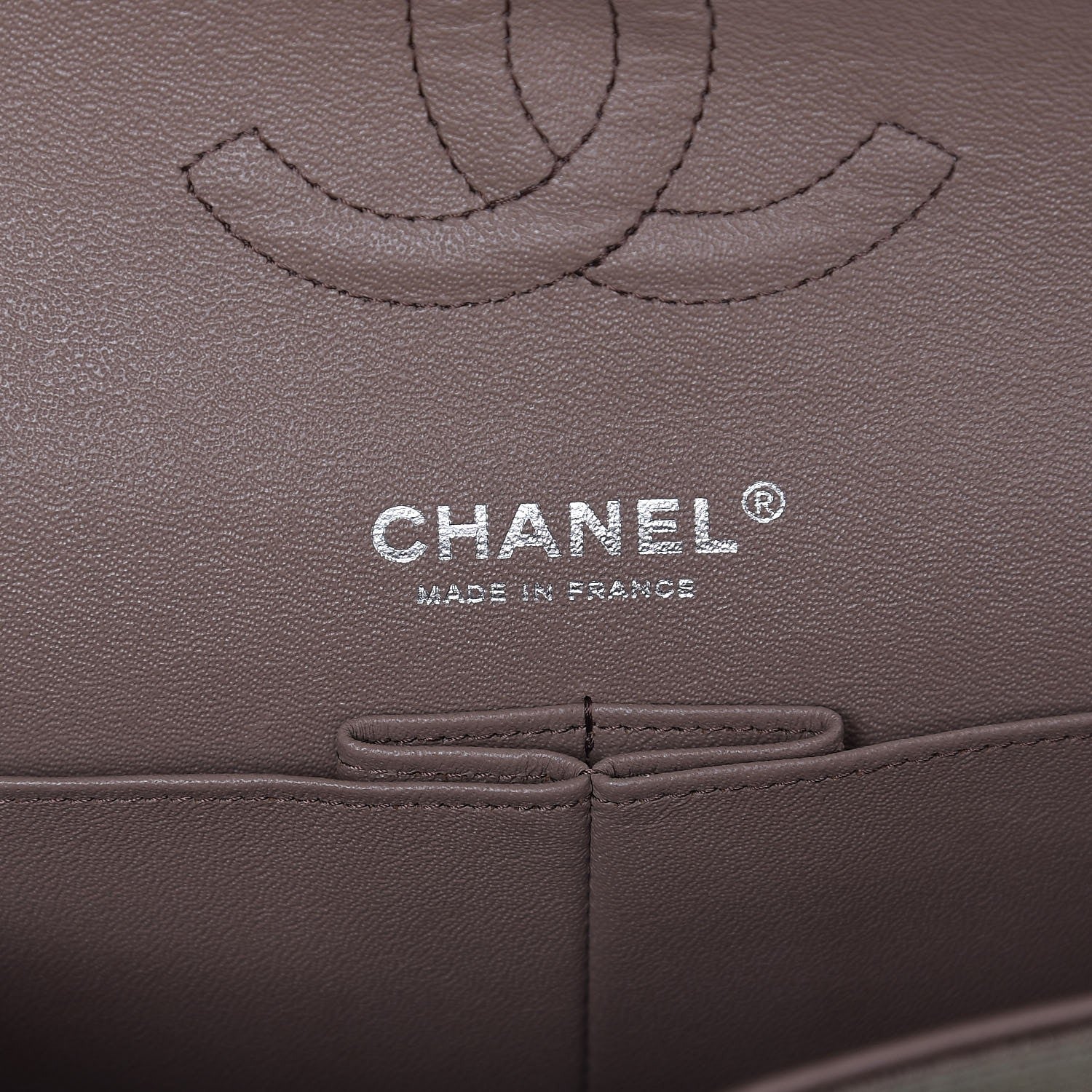 Chanel Iridescent Goatskin Quilted Medium Double Flap Bronze 6 of 8