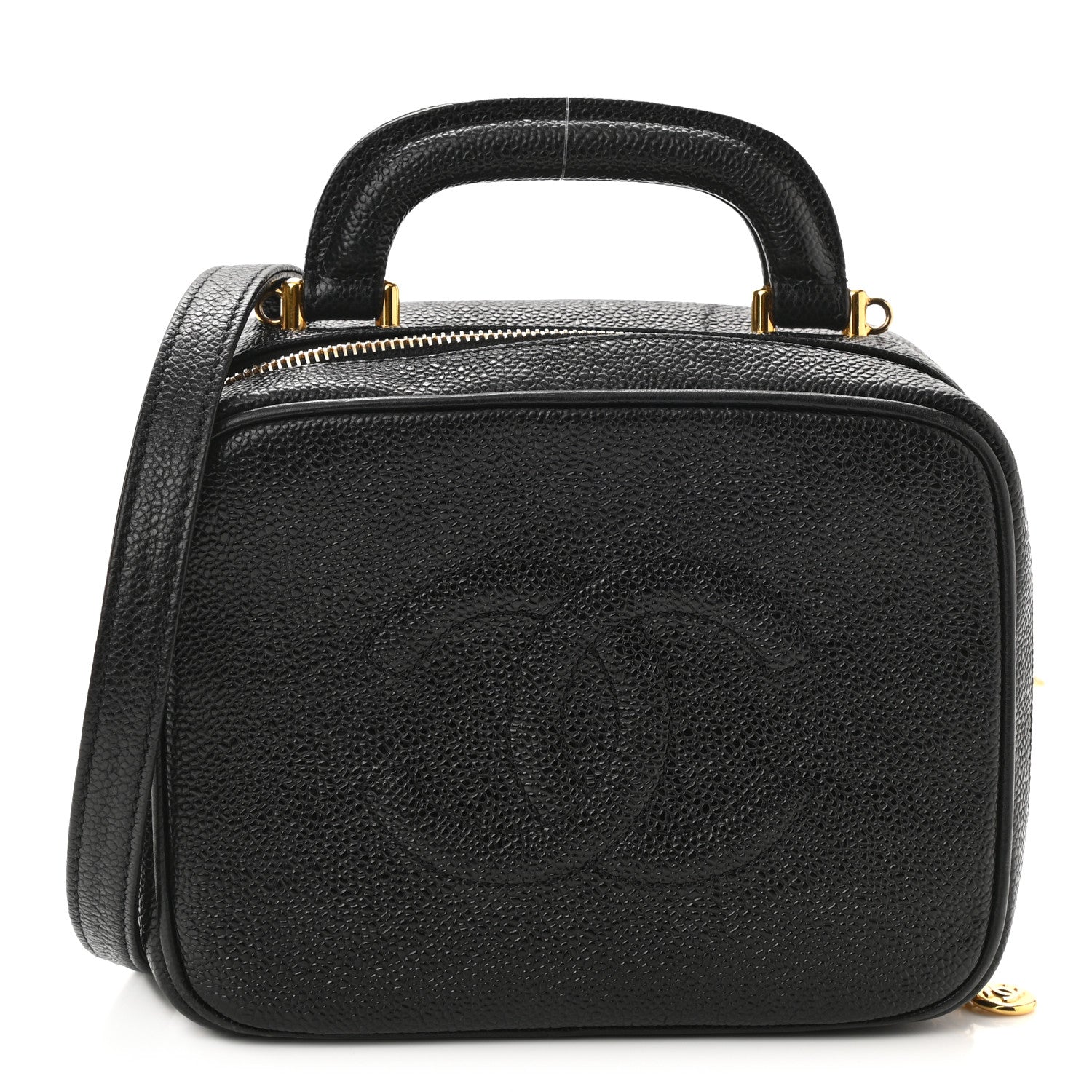 Chanel Caviar Timeless CC Vanity Case Black 1 of 13