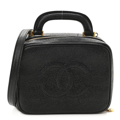 Chanel Caviar Timeless CC Vanity Case Black 1 of 13