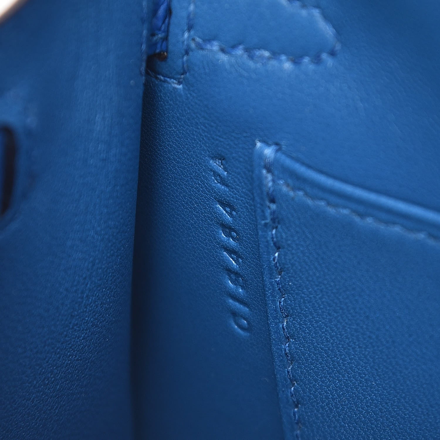 Hermes Epsom Mini Kelly Sellier 20 Bleu Zellige 9 of 11