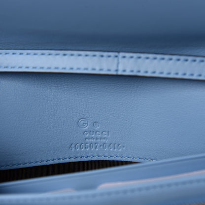 Gucci Microguccissima Crossbody Wallet Mineral Blue 8 of 10
