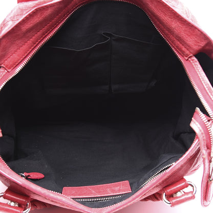 Balenciaga Agneau Giant 12 Silver Hardware City Rose Thulian 4 of 9