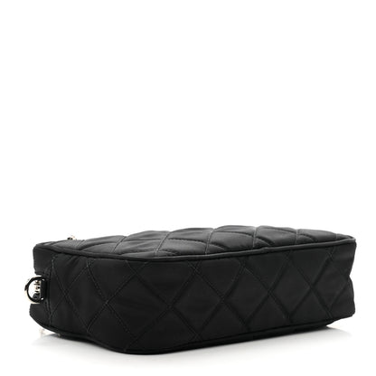 Prada Nylon Tessuto Impuntu Quilted Bandoliera Crossbody Bag Black 4 of 10
