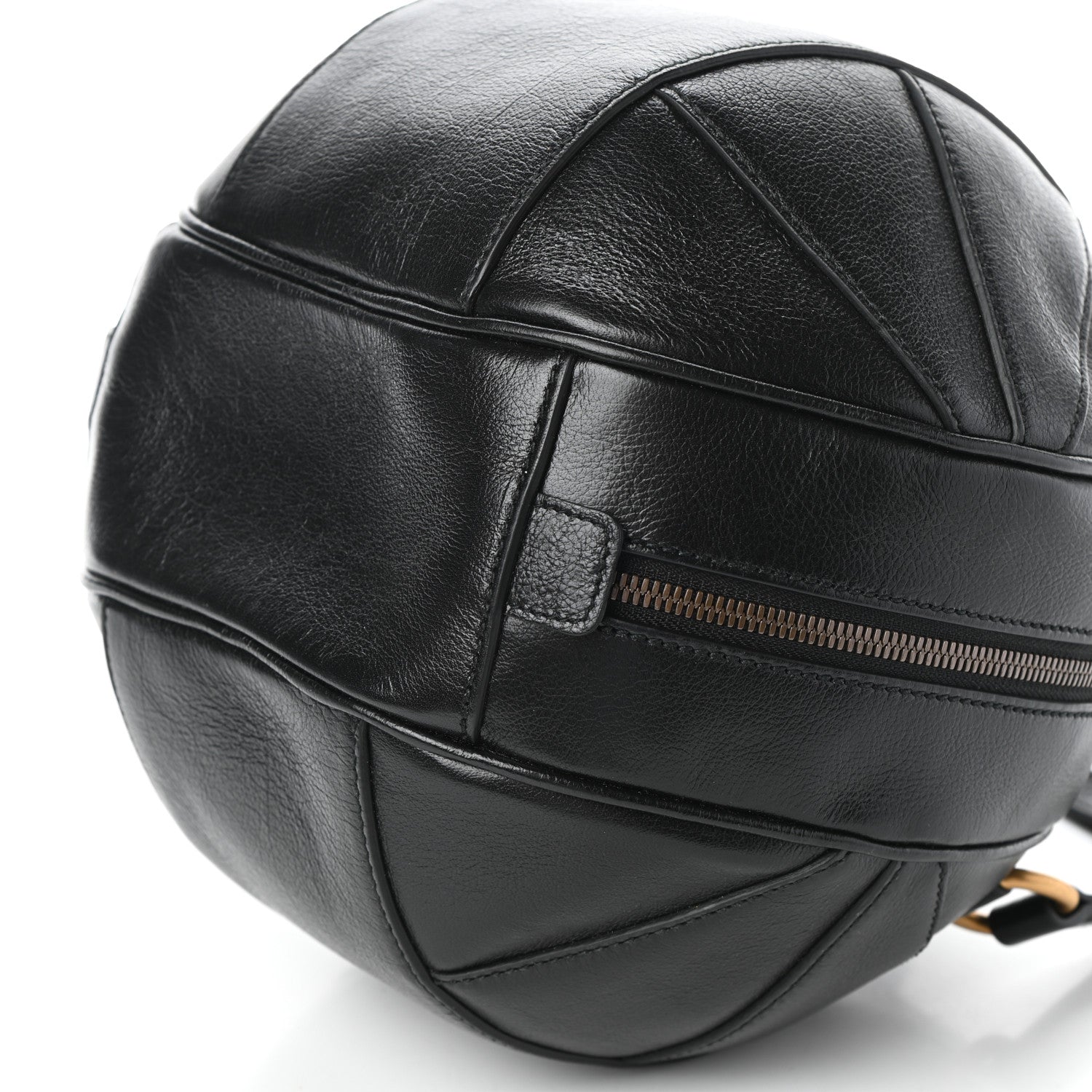 Gucci Piuma Lux Energy Tifosa Basketball Shaped Shoulder Bag Black 9 of 9