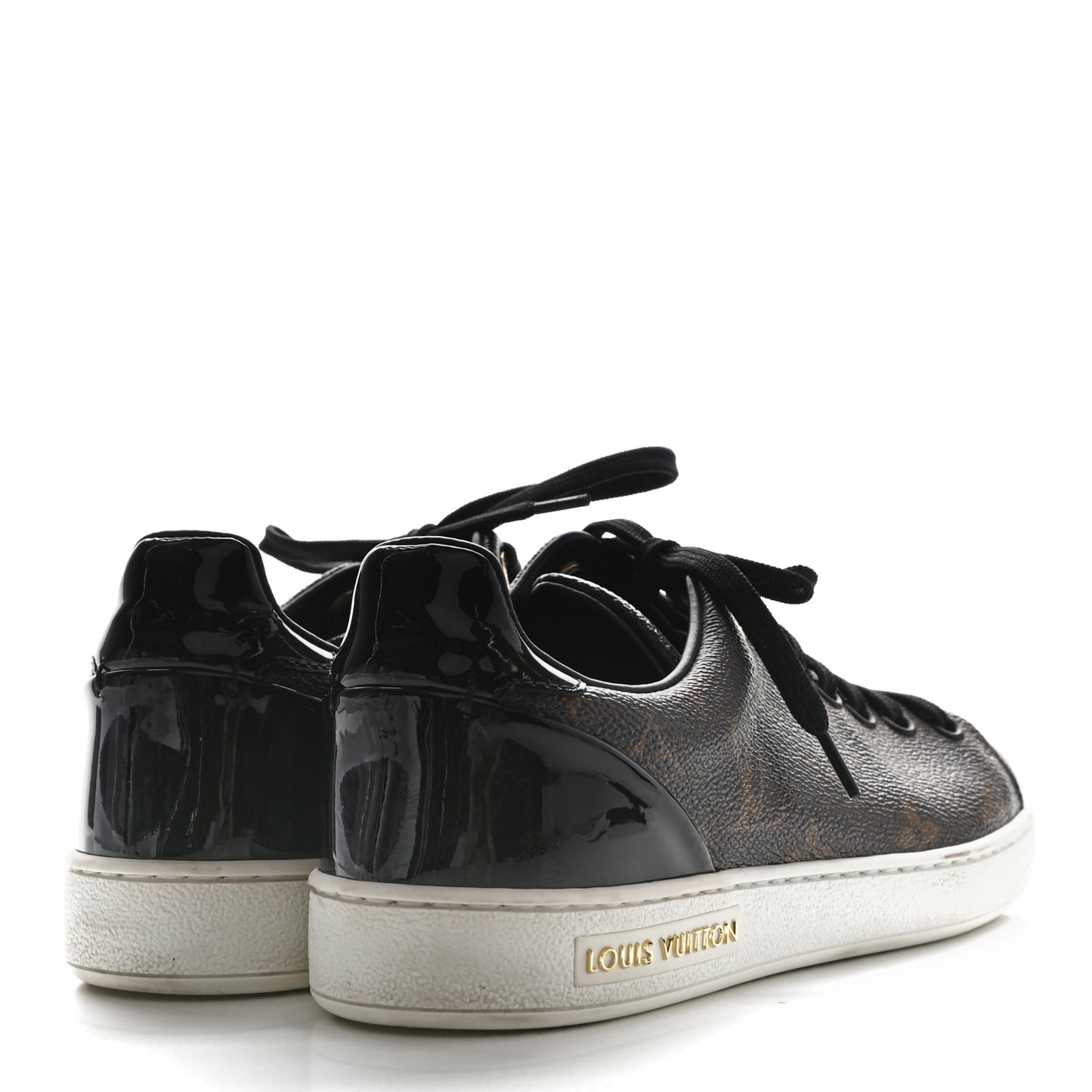 Patent Monogram Frontrow Sneakers 36