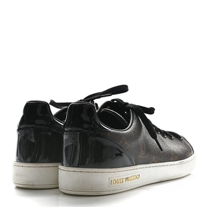 Louis Vuitton Patent Monogram Frontrow Sneakers 36 4 of 9