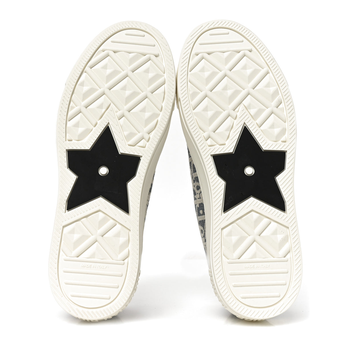 Christian Dior Oblique Chambray Raffia Effect Walk'N'Dior Low Top Sneakers 37 Blue Light Biscuit 6 of 8