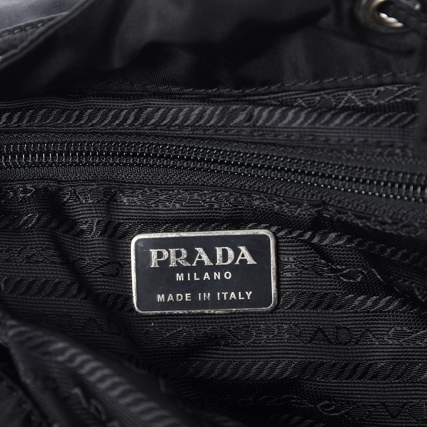 Nylon Vela Small Backpack Black