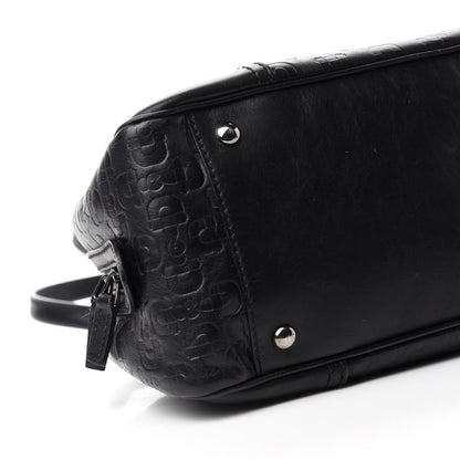 Gucci Calfskin Horsebit Embossed Princy Boston Black 6 of 10