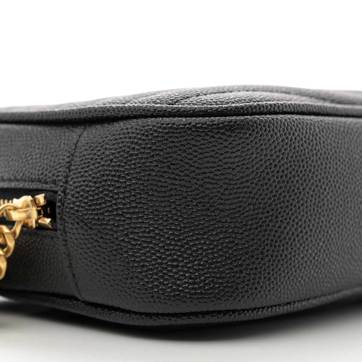 Saint Laurent Grain De Poudre Matelasse Monogram Mini Lou Camera Bag Black 9 of 11