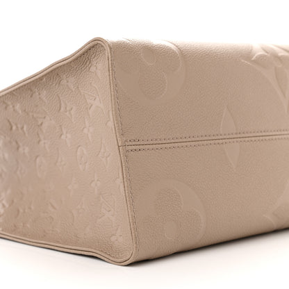 Louis Vuitton Empreinte Monogram Giant Onthego MM Tourterelle 8 of 9