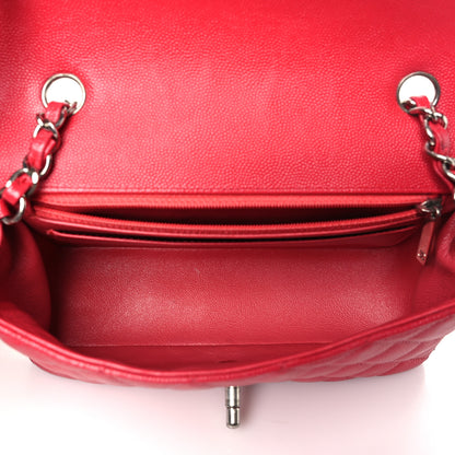 Chanel Caviar Quilted Mini Rectangular Flap Red 5 of 10