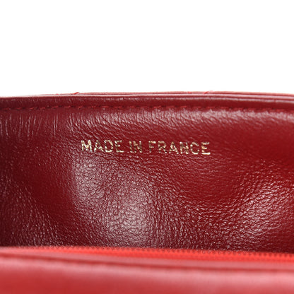 Chanel Lambskin Quilted Mini Square Flap Red 6 of 10