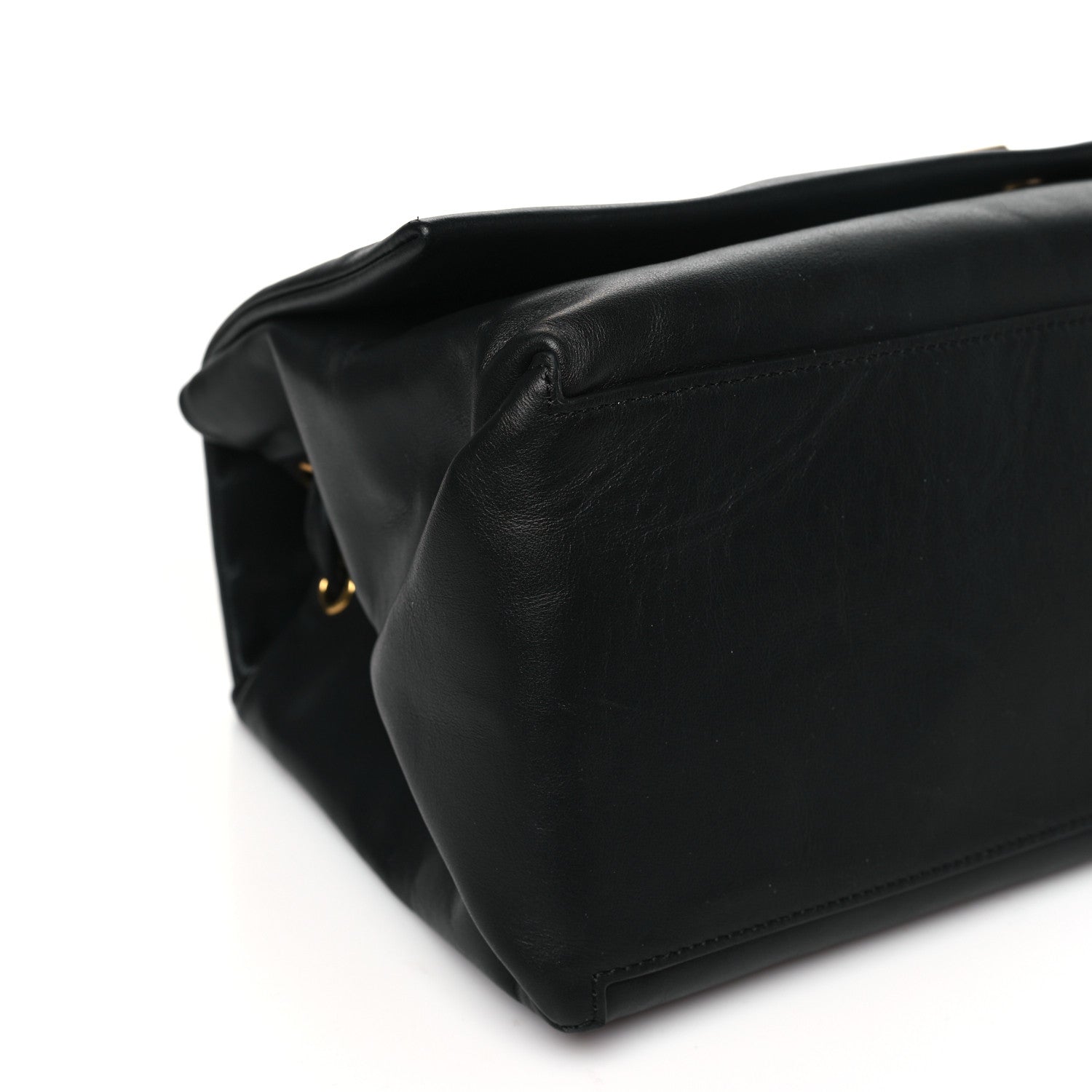 Marc Jacobs Calfskin Large Dual Shoulder Bag Black 9 of 10