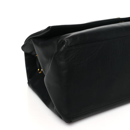 Marc Jacobs Calfskin Large Dual Shoulder Bag Black 9 of 10