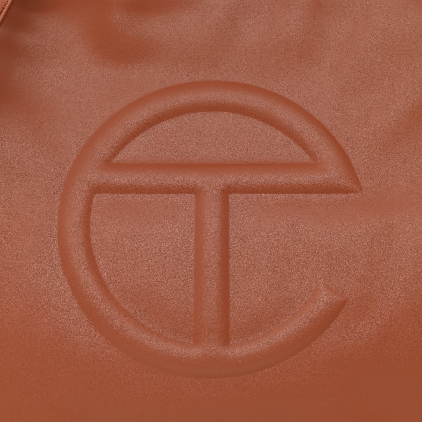 Vegan Leather Large Shopping Bag Tan