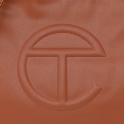 Telfar Vegan Leather Large Shopping Bag Tan 9 of 11
