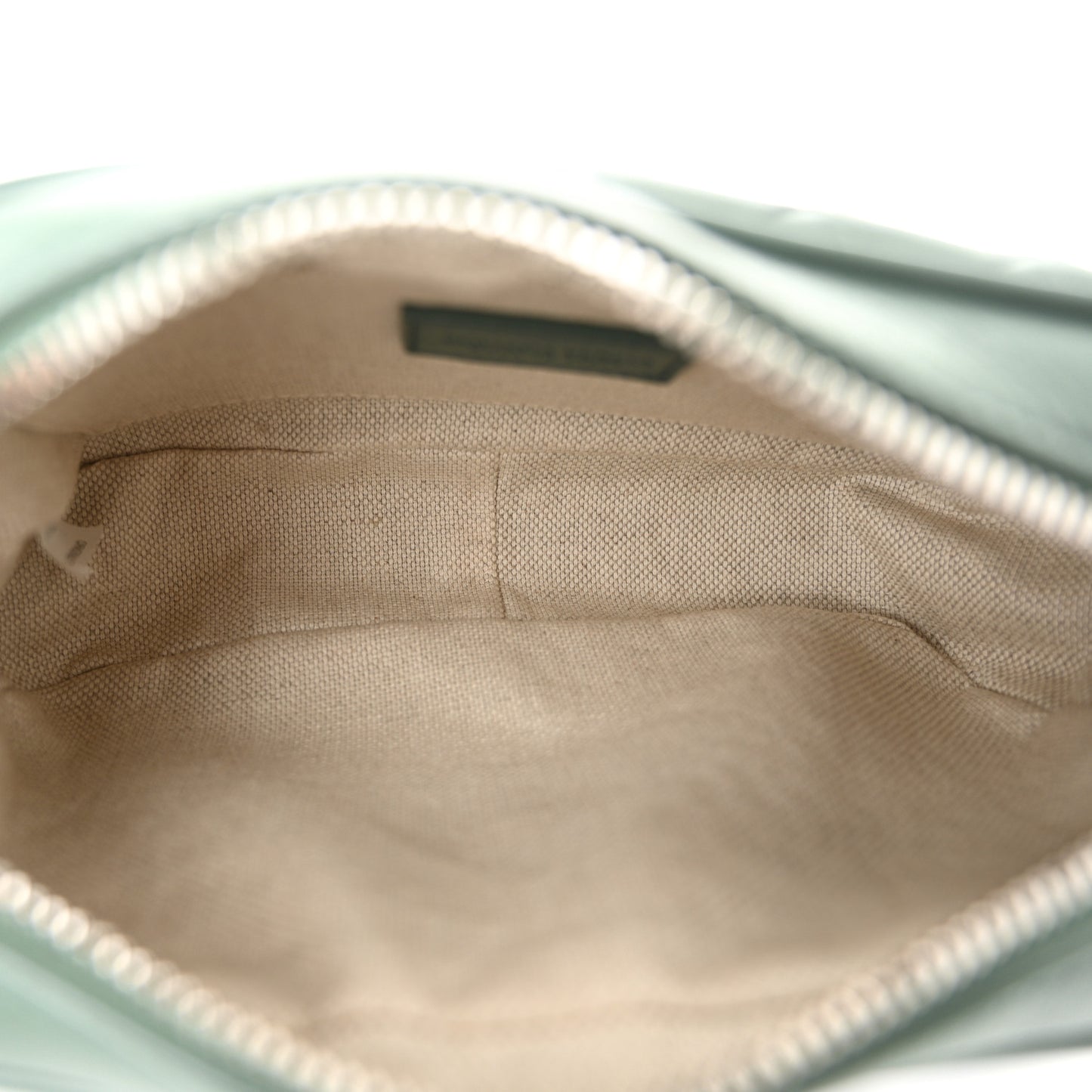 Calfskin Intrecciato Small Camera Bag Aloe