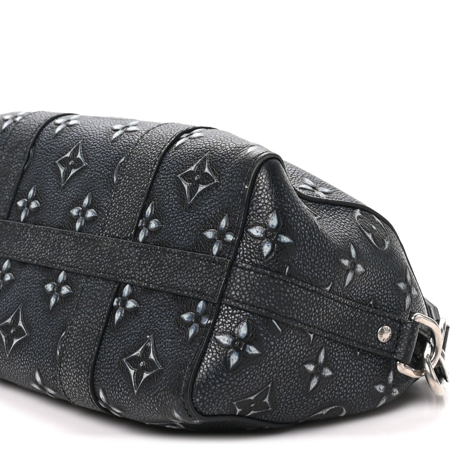 Louis Vuitton Cowhide Faded Monogram City Keepall Charcoal 9 of 9