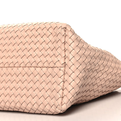 Bottega Veneta Lambskin Intreccio Medium Cabat Lotus 10 of 10