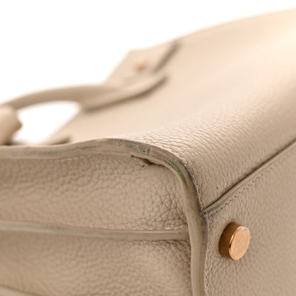 Saint Laurent Grained Calfskin Baby Sac De Jour Souple Sea Salt 12 of 14