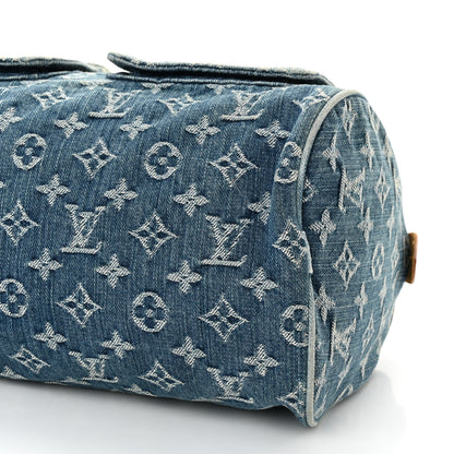 Louis Vuitton Monogram Denim Neo Speedy Blue 9 of 11