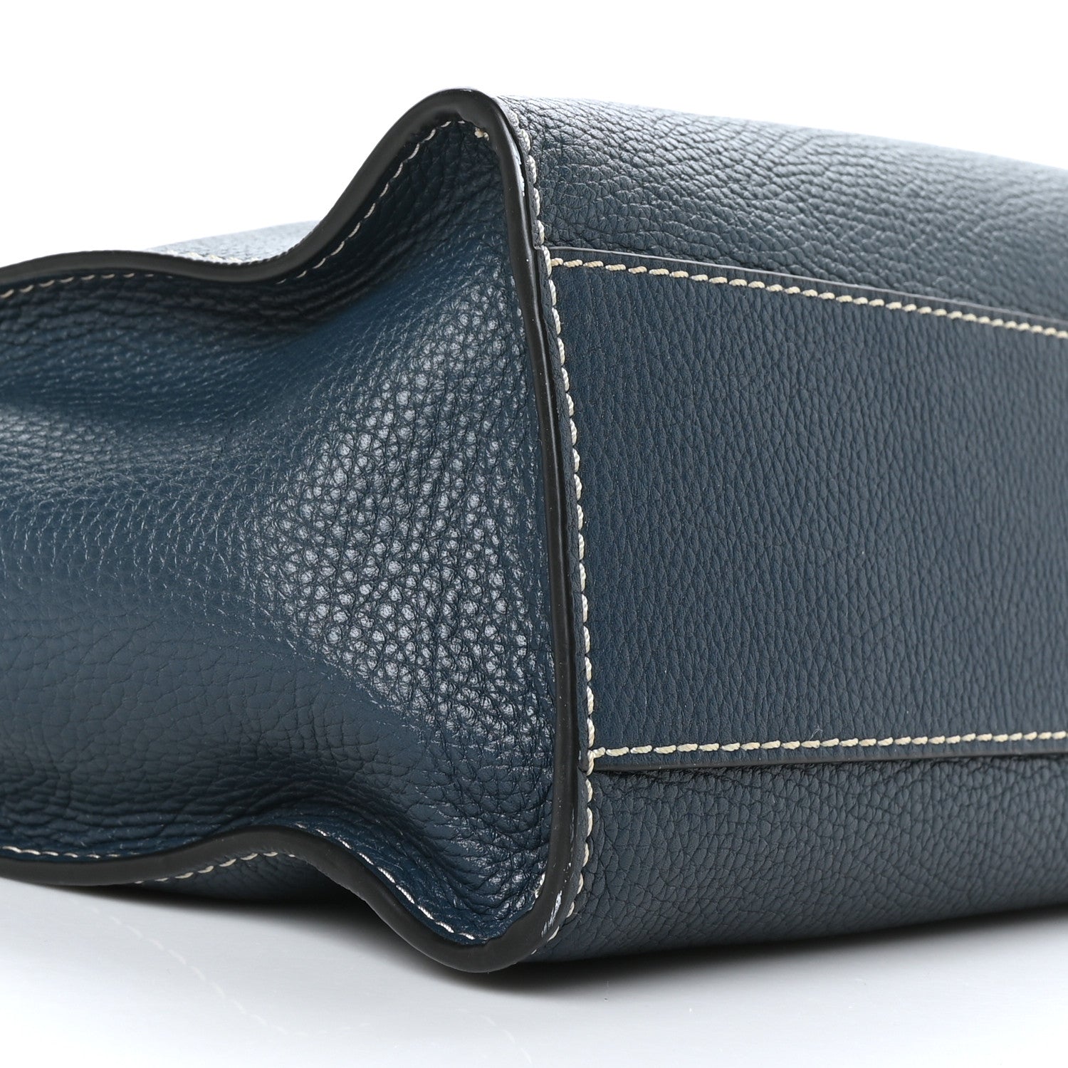 Marc Jacobs Grained Calfskin Grind Shopper Tote Blue Sea 8 of 9