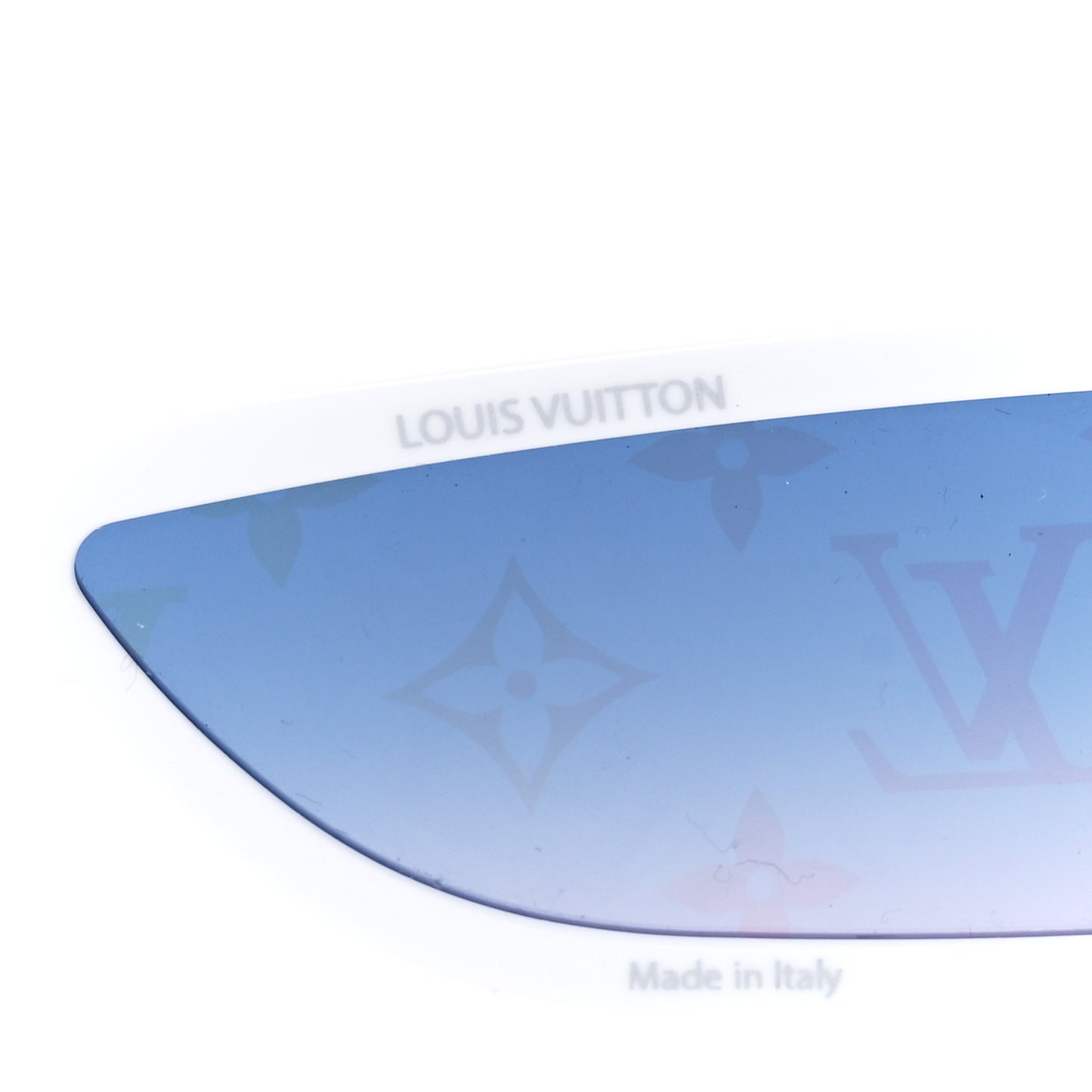 Acetate Monogram Sideway Sunglasses Z1451U White
