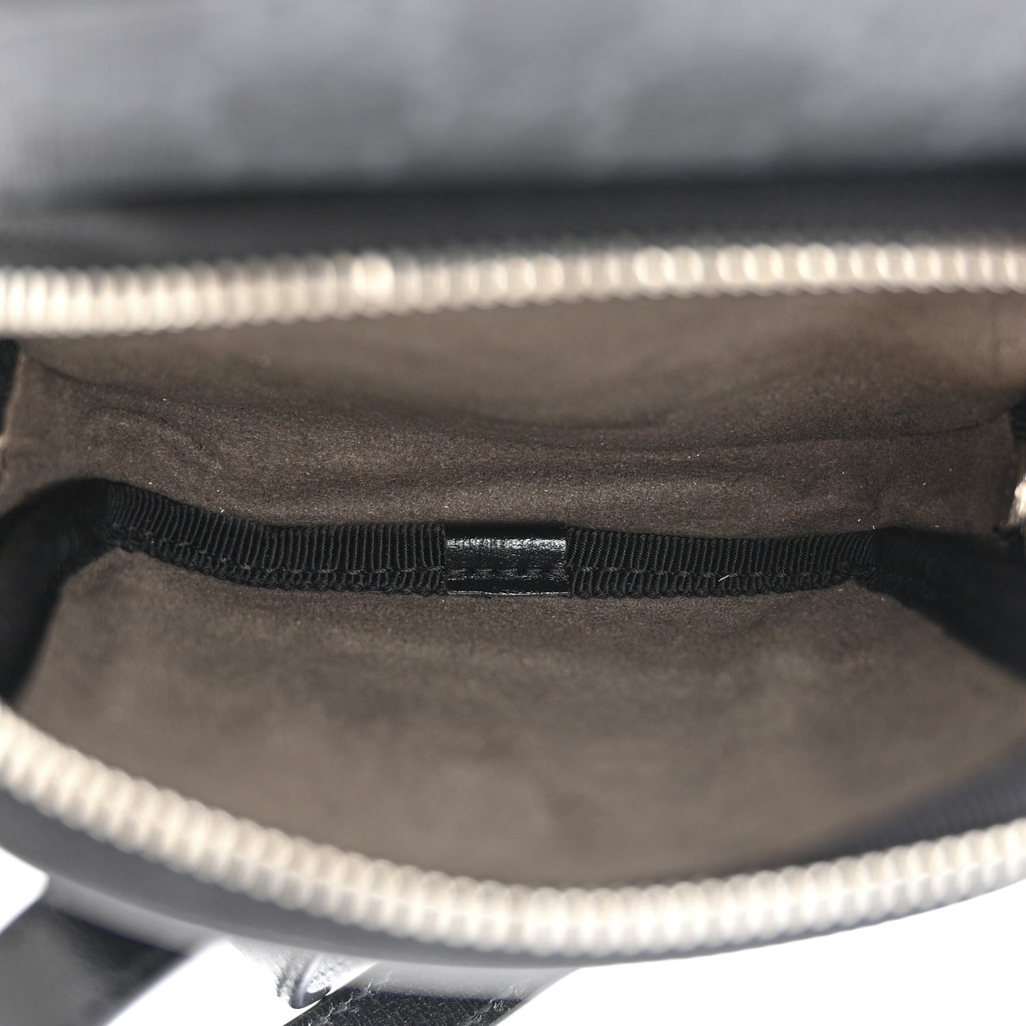 GG Supreme Monogram Azalea Calfskin Mini Retro Interlocking G Bag Black