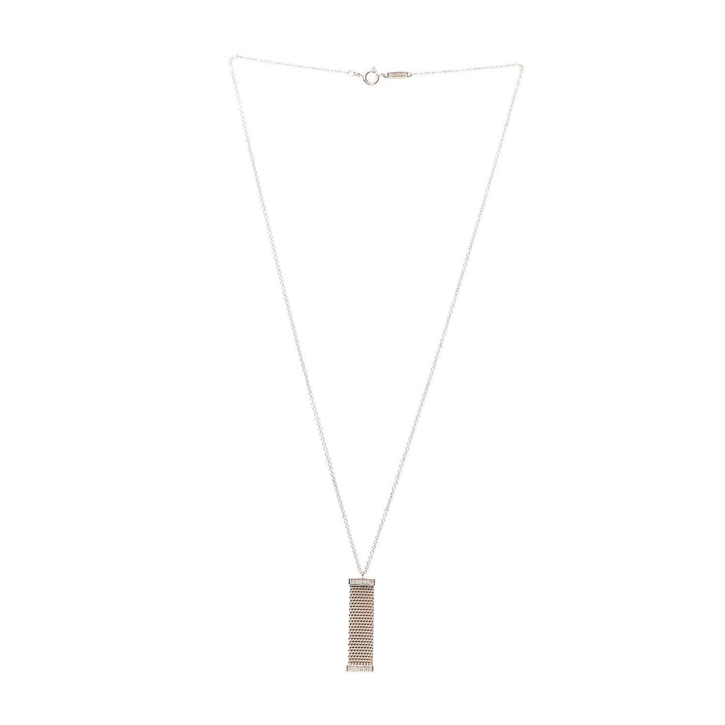 18K Rose Gold Diamond Somerset Pendant Necklace