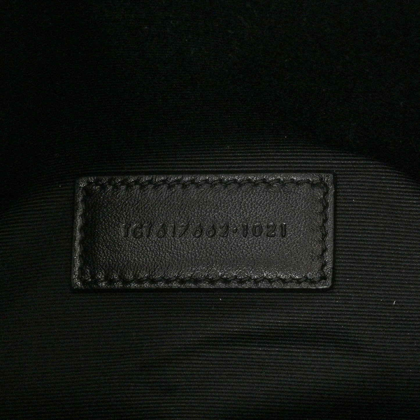 Grain De Poudre Matelasse Chevron Monogram Envelope Clutch Black