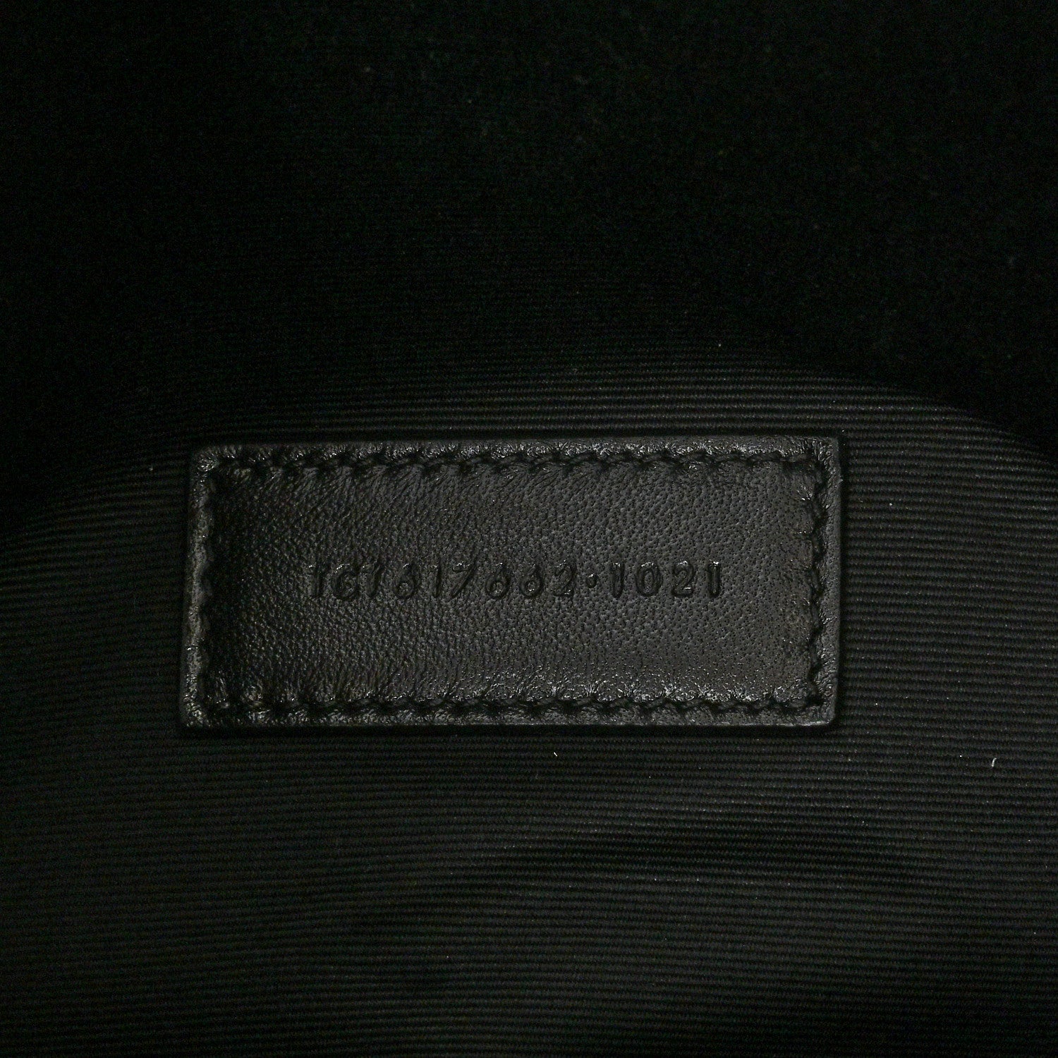 Saint Laurent Grain De Poudre Matelasse Chevron Monogram Envelope Clutch Black 7 of 10