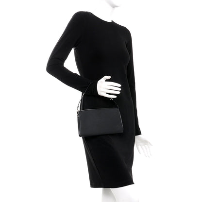 Louis Vuitton Epi Pochette Accessories 24 Black 2 of 7