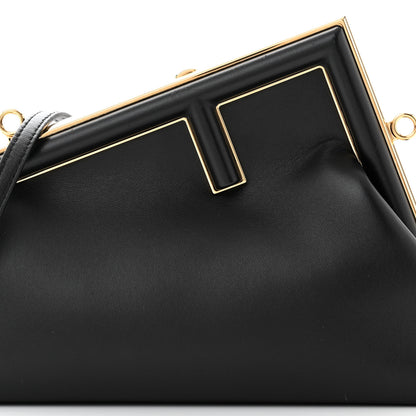 Fendi Shiny Nappa Small Fendi First Black 8 of 11