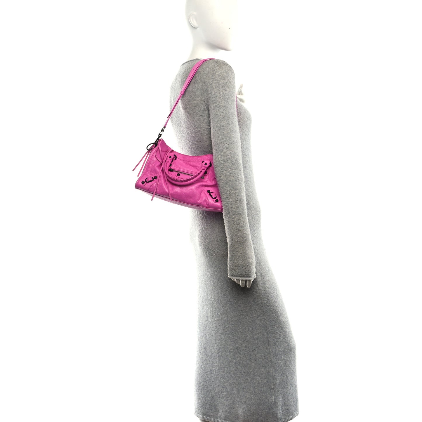 Agneau Arena Classic Hardware Small Le City Fuchsia