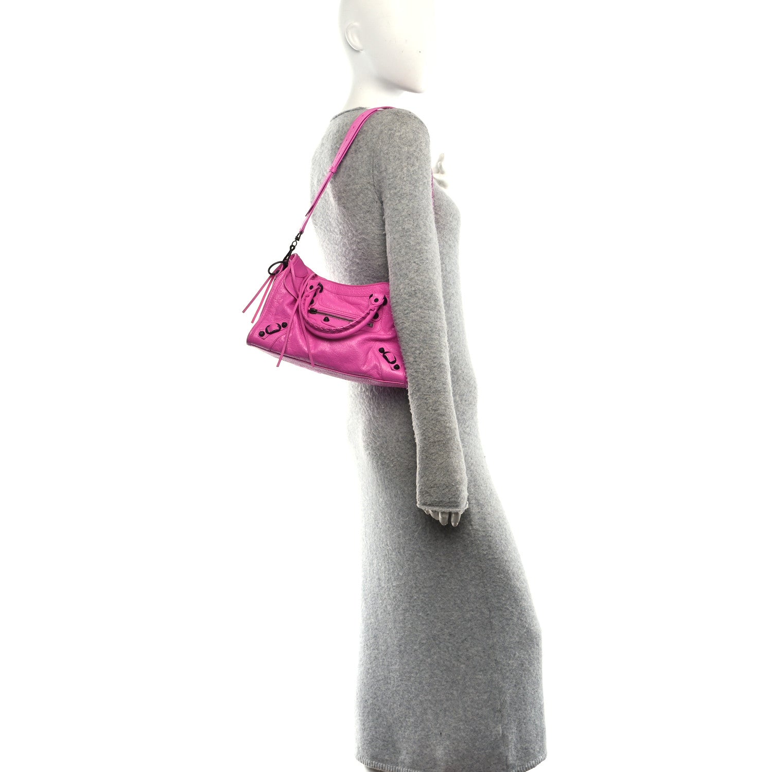 Balenciaga Agneau Arena Classic Hardware Small Le City Fuchsia 2 of 12