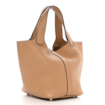 Hermes Taurillon Clemence Picotin Lock 18 PM Chai 2 of 10