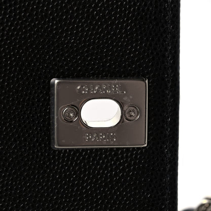 Chanel Caviar Quilted Extra Mini Coco Handle Flap Black 8 of 12
