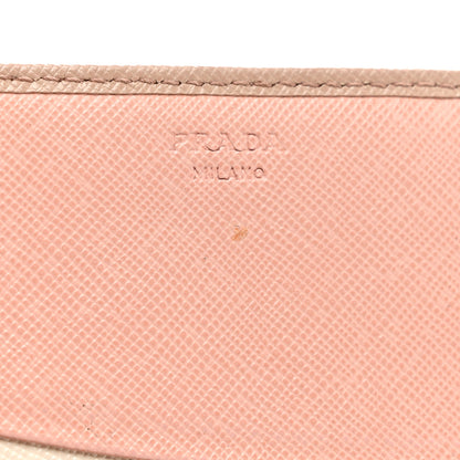 Prada Saffiano Metal Continental Flap Wallet Cammeo 6 of 9