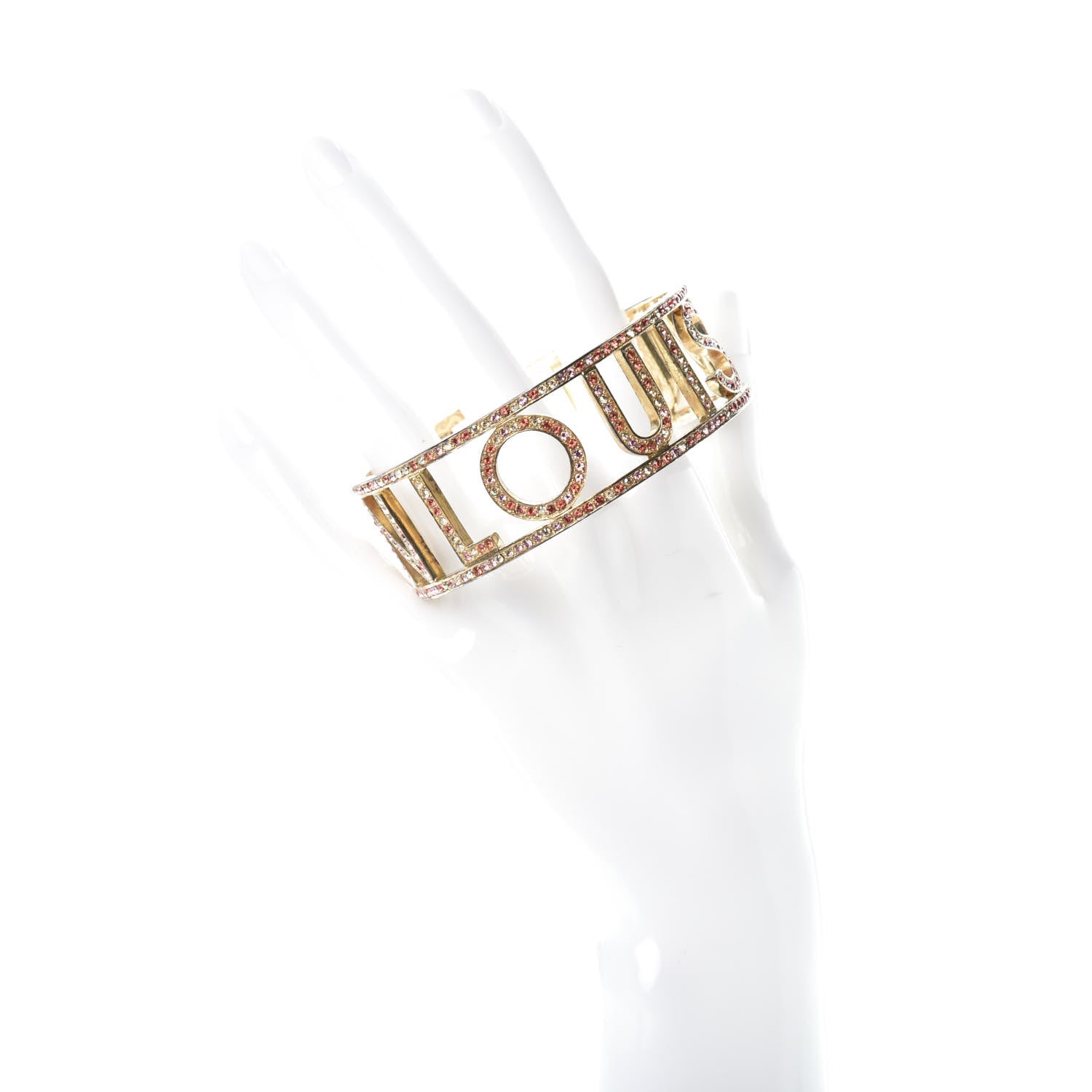 Louis Vuitton Swarovski Crystal 1001 Nuits Nights Bracelet Orange Sunset 2 of 5