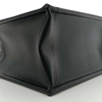 Christian Dior Calfskin Macro Cannage Small Book Tote  Black 9 of 10
